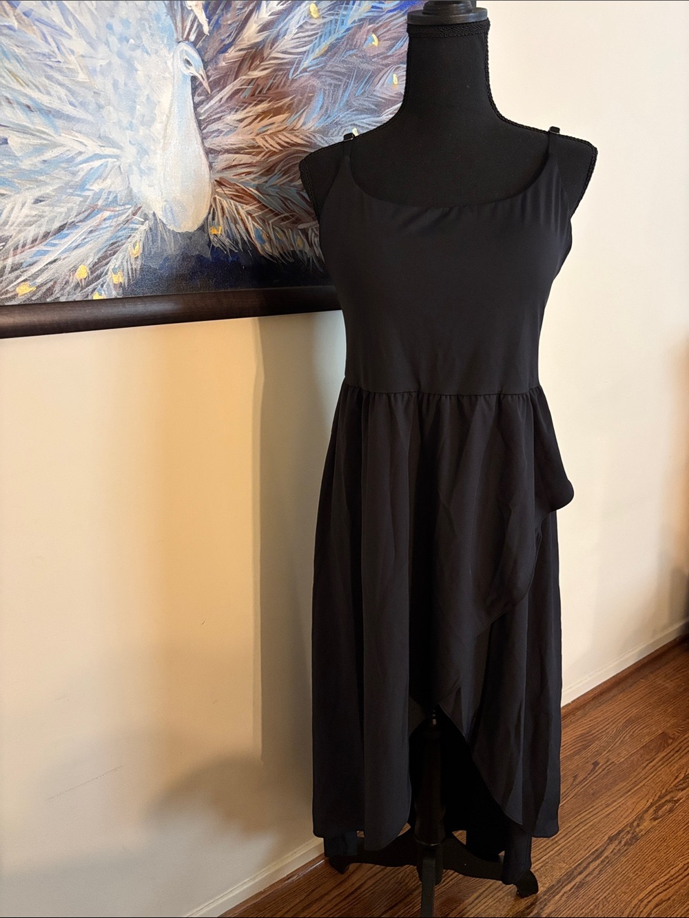 NWT Halara Black Hi Low Dress L